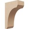 Ekena Millwork 4"W x 8"D x 12"H Classic Legacy Rough Cedar Woodgrain TimberThane Corbel, Primed Tan CORUR04X08X12LGYRCPR - alternate 1